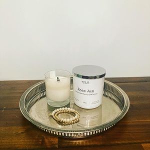 Antique silver platter